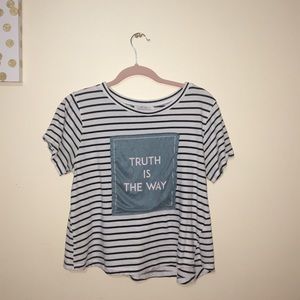 Striped crop top💞